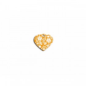 Targhetta di identificazione Imarc Heart Giallo Arancio