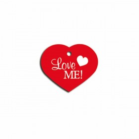 Targhetta di identificazione Imarc Heart Rosso