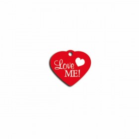 Targhetta di identificazione Imarc Heart Rosso
