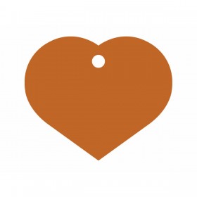 Targhetta di identificazione Imarc Heart Arancio