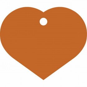Targhetta di identificazione Imarc Heart Arancio