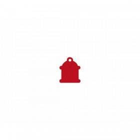 Targhetta di identificazione Imarc Classic Rosso