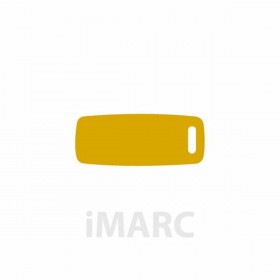 Targhetta di identificazione Imarc Baggage Giallo Dorato