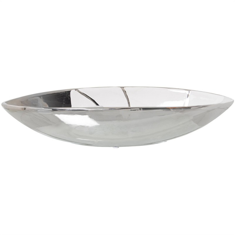 Centrotavola Alexandra House Living Bianco Argentato 40 x 13 x 8 cm