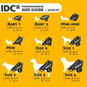 Imbracatura per Cani Julius K9 IDC Giallo L/XL 2
