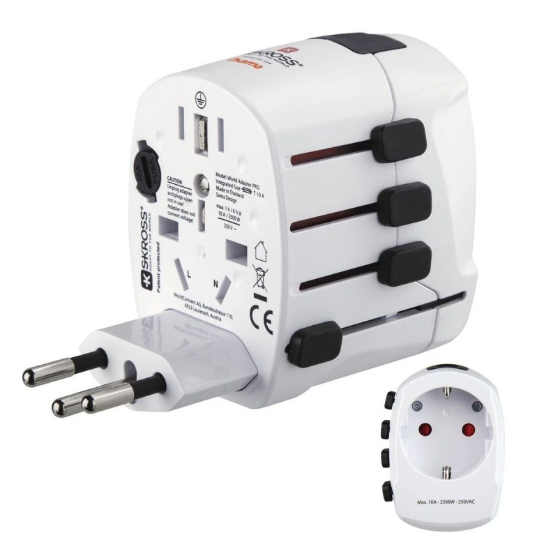 Adattatore universale Hama TRAVEL Bianco