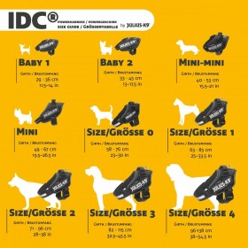 Imbracatura per Cani Julius K9 IDC Nero XL 3