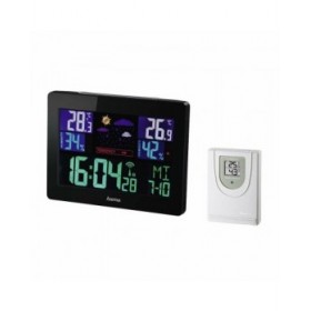 Stazione Meteorologica Multifunzione Hama Color EWS-1400 Nero