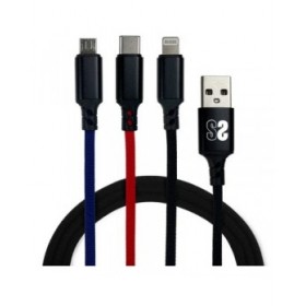 Cavo Micro USB Subblim Premium 3in1