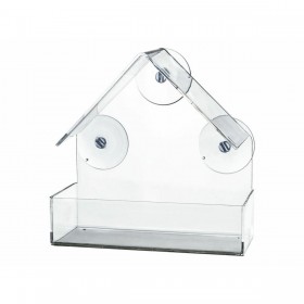 Mangiatoia per uccelli Trixie Trasparente 225 ml 15 × 15 × 6 CM