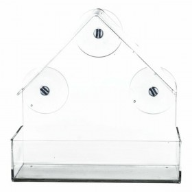 Mangiatoia per uccelli Trixie Trasparente 225 ml 15 × 15 × 6 CM