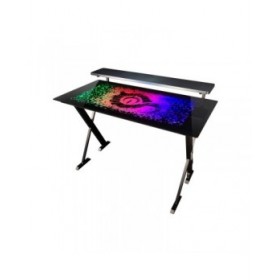 Scrivania Gaming Talius Warship X1 120 x 60 x 76 cm Nero Acciaio