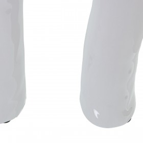 Portacandele Alexandra House Living Bianco Ceramica 16 x 32 x 5 cm