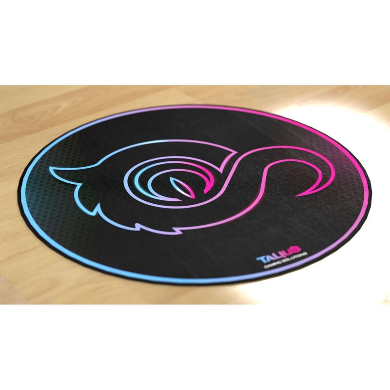 Tappetino da gaming Talius Floorpad 100 Nero Stoffa Ø 100 cm