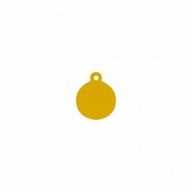 Targhetta di identificazione Imarc Circle Giallo Dorato