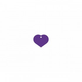 Targhetta di identificazione Imarc Heart Lilla