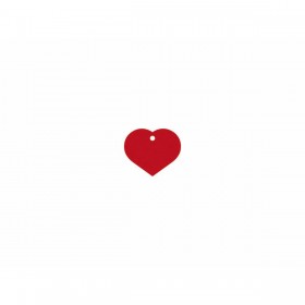 Targhetta di identificazione Imarc Heart Rosso