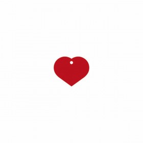 Targhetta di identificazione Imarc Heart Rosso