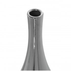 Vaso Alexandra House Living Argentato Ceramica 14 x 14 x 28 cm