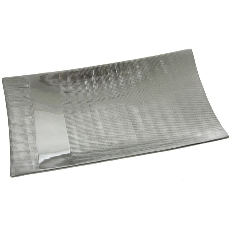 Centrotavola Alexandra House Living Argentato Ceramica 7 x 37 x 23 cm