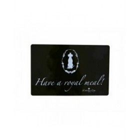 Tappetino Trixie Have a royal meal Nero Plastica 44 × 28 cm