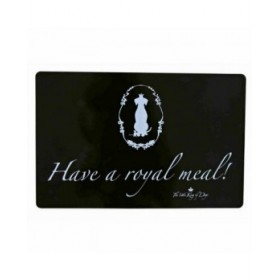Tappetino Trixie Have a royal meal Nero Plastica 44 × 28 cm