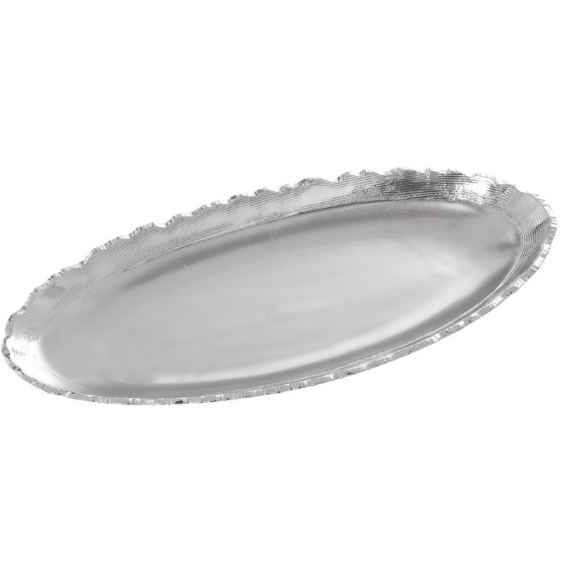 Centrotavola Alexandra House Living Argentato Ceramica 5 x 41 x 18 cm