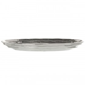Centrotavola Alexandra House Living Argentato Ceramica 6 x 41 x 18 cm