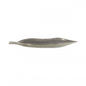 Centrotavola Alexandra House Living Argentato Ceramica Foglio 7 x 54 x 14 cm