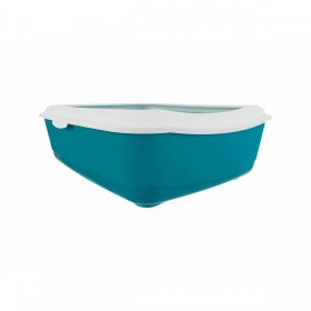 Lettiera per Gatti Trixie Classic Azzurro Bianco Plastica 37 × 15 × 47 cm