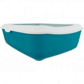 Lettiera per Gatti Trixie Classic Azzurro Bianco Plastica 37 × 15 × 47 cm
