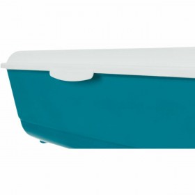 Lettiera per Gatti Trixie Classic Azzurro Bianco Plastica 37 × 15 × 47 cm