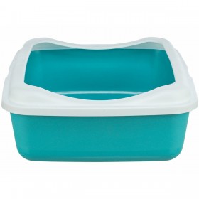 Lettiera per Gatti Trixie Classic Azzurro Bianco Plastica 37 × 15 × 47 cm