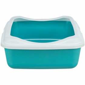 Lettiera per Gatti Trixie Classic Azzurro Bianco Plastica 37 × 15 × 47 cm