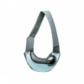 Borsa a Tracolla per Animali Domestici Trixie Sling Azzurro Chiaro Grigio chiaro Poliestere 5 × 25 × 18 cm