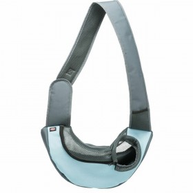 Borsa a Tracolla per Animali Domestici Trixie Sling Azzurro Chiaro Grigio chiaro Poliestere 5 × 25 × 18 cm