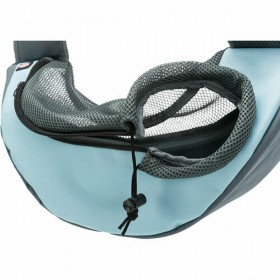 Borsa a Tracolla per Animali Domestici Trixie Sling Azzurro Chiaro Grigio chiaro Poliestere 5 × 25 × 18 cm
