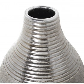 Vaso Alexandra House Living Argentato Ceramica 26 x 27 x 49 cm