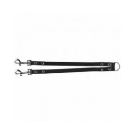 Gancio Guinzaglio 2 Cani Trixie Nero 30 cm XS/S