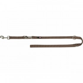 Guinzaglio regolabile per cane Trixie Premium Nocciola M/L