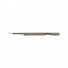 Guinzaglio regolabile per cane Trixie Premium Nocciola M/L
