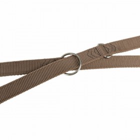 Guinzaglio regolabile per cane Trixie Premium Nocciola L/XL