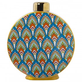 Vaso Alexandra House Living Dorato Ceramica 28 x 8 x 33 cm
