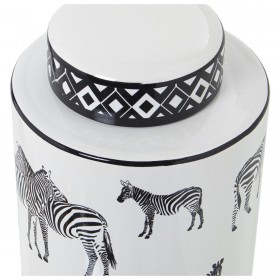 Vaso Alexandra House Living Bianco Ceramica 18 x 33 cm