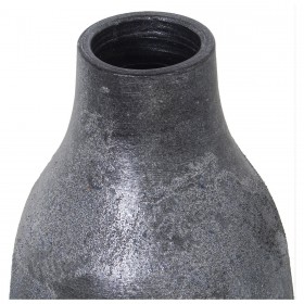 Vaso Alexandra House Living Argentato Ceramica 18 x 31 cm