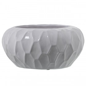 Centrotavola Alexandra House Living Bianco Ceramica 25 x 25 x 13 cm