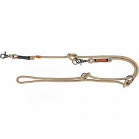 Guinzaglio regolabile per cane Trixie Be Nordic Nero Sabbia S/M