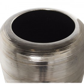 Vaso da pavimento Alexandra House Living Argentato Ceramica 29 x 29 x 66 cm