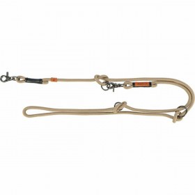 Guinzaglio regolabile per cane Trixie Be Nordic Nero Sabbia S/M