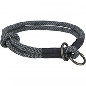 Collari da addestramento per cani Trixie Soft Rope Nero Grigio S/M 40 cm